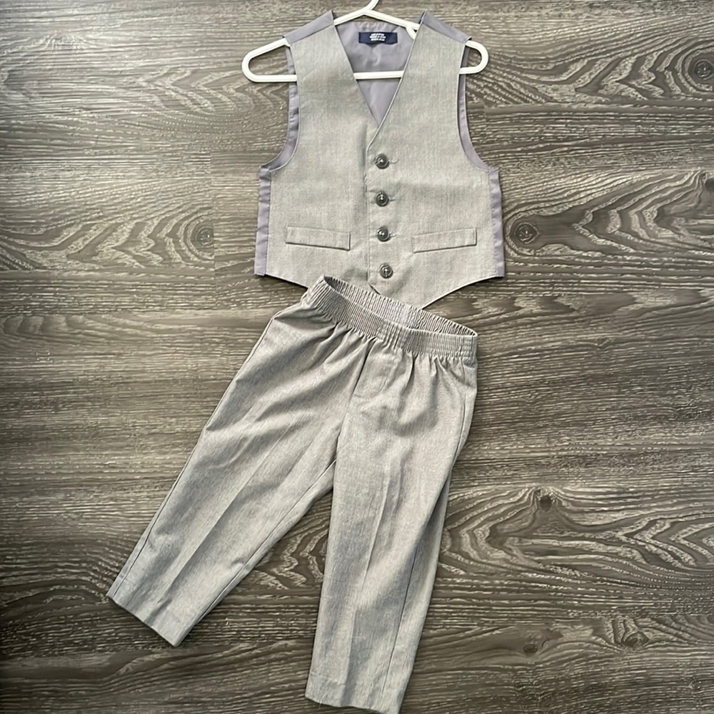 Nautica set , formal , grey color , size 2t